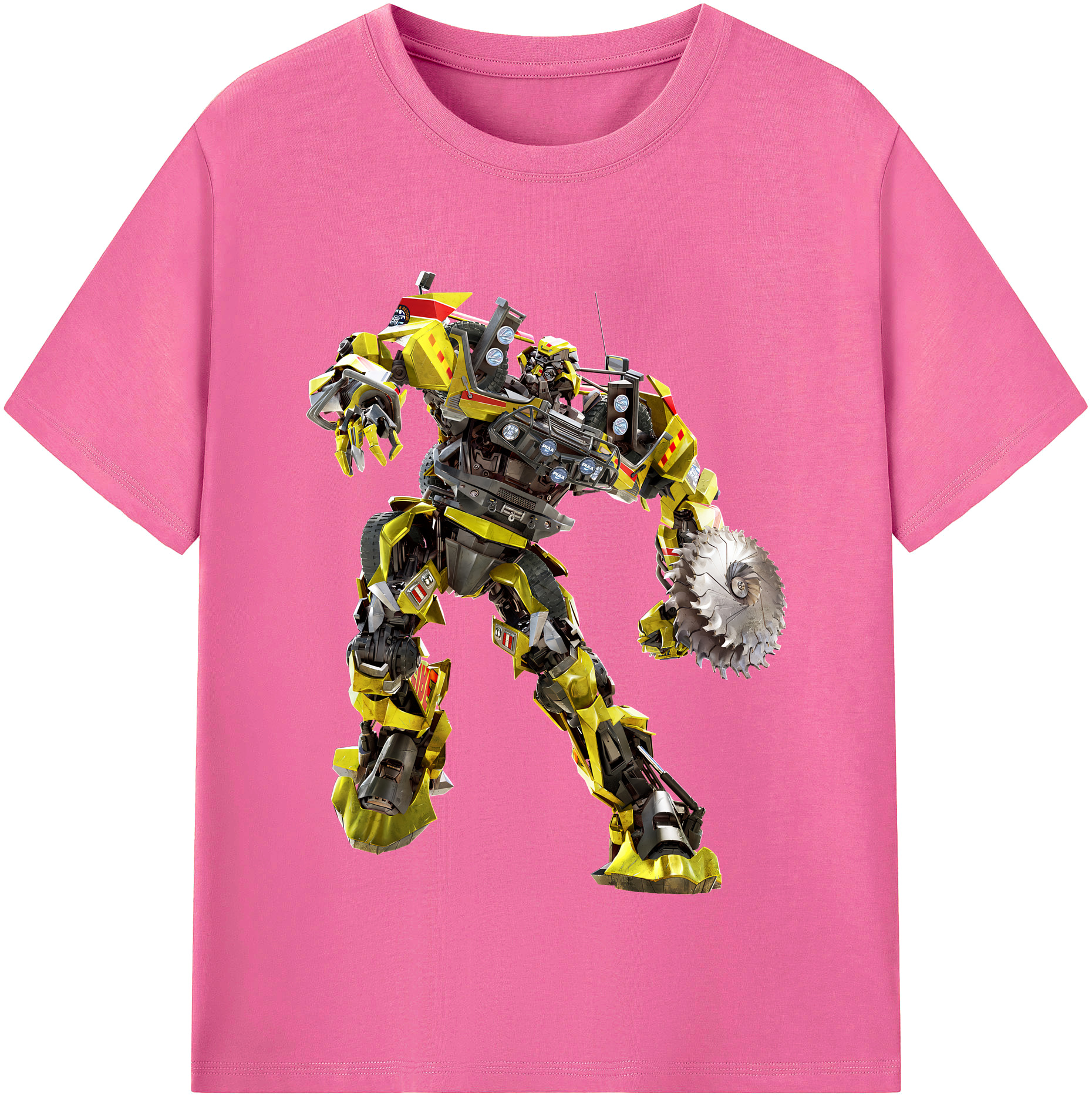 （画像用） Transformers トランスフォーマー レディースカジュアルプリントTシャツ（綿100％）